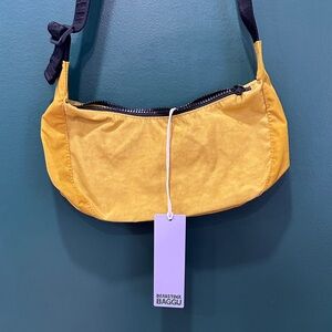 BAGGU Deadstock Small Crescent Bag - Pear Mix